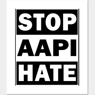 Stop Aapi Hate Posters and Art